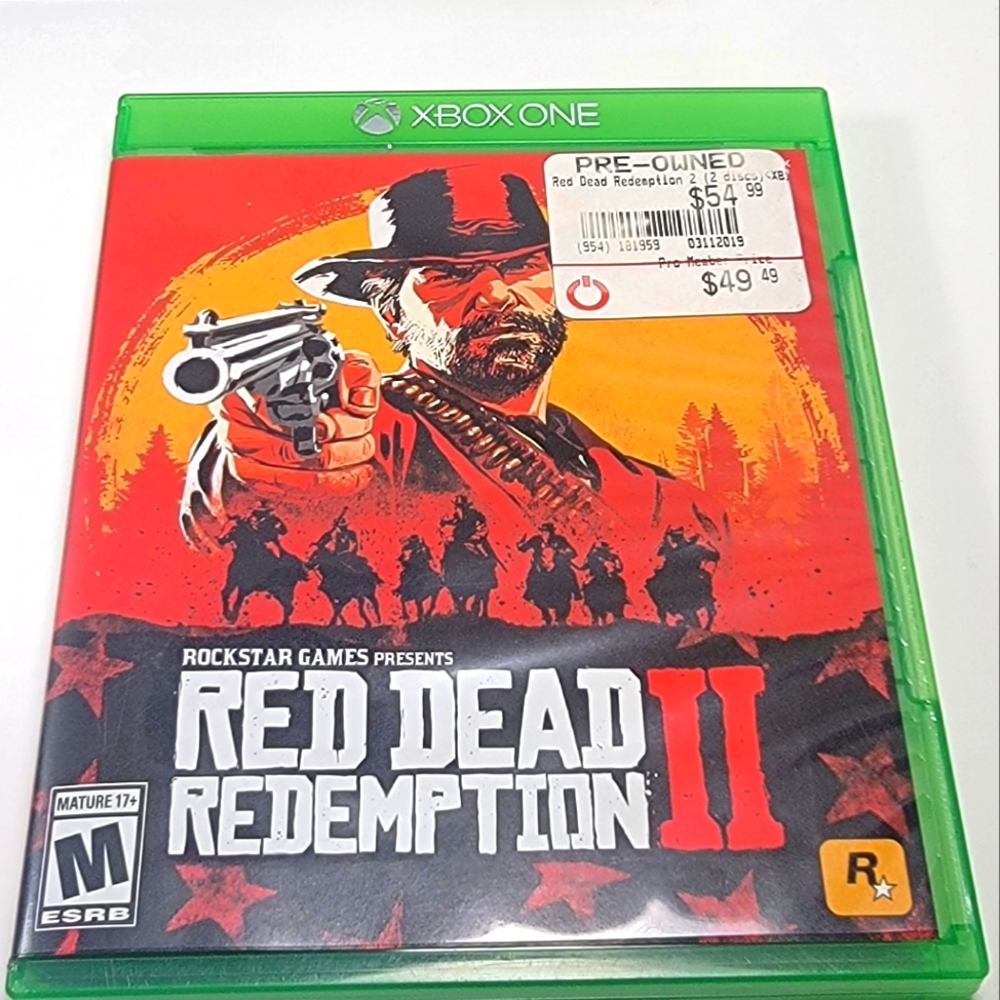 Xbox One Red Dead Redemption II Video Game